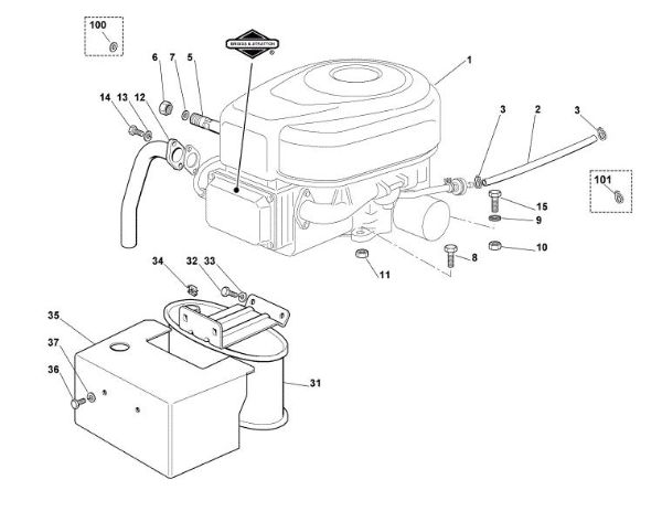 Slika E - Motor MT 785 MT 785