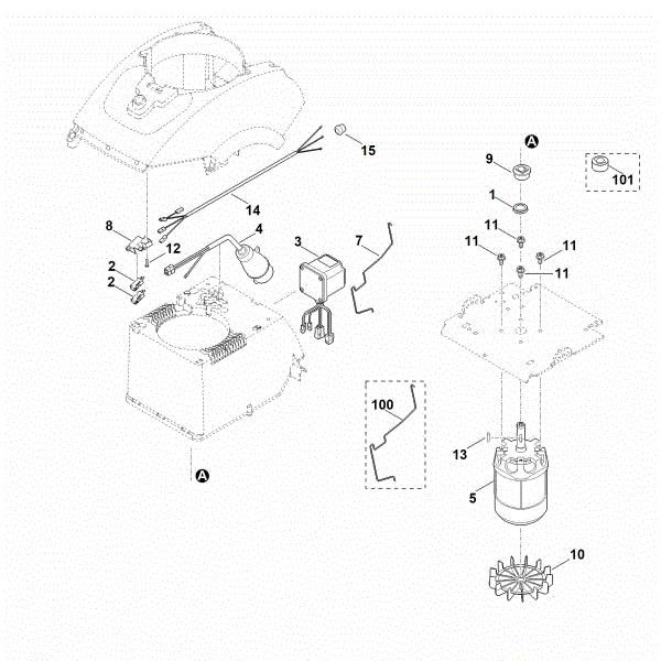 Slika C - Elektricni deli GE 450.1