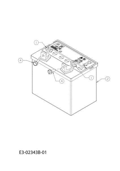 Battery KROSSER 105/17,5 H Cat. 2010 Garden tractor