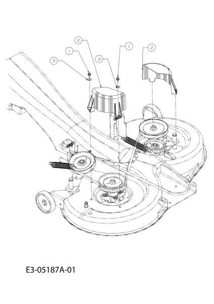 Belts guard KROSSER 105/22 H Cat. 2010 Garden tractor
