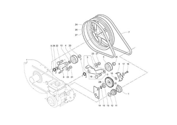 Gears MH 180RK (K700 H - SN T210) (EN709) Rotary tiller