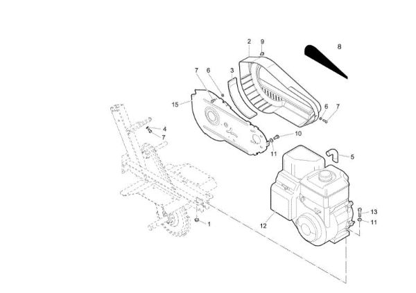 Hoods MH 190 (EN709) Rotary tiller