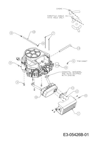 Engine KROSSER 92/16 H Cat. 2011 (13XXXXXX636) Garden tractor