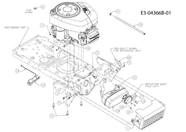 Engine TORNADO 108/15,5 T Cat.2011 Garden tractor