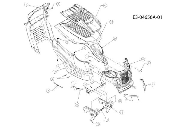 Body TORNADO 108/20 H Cat.2011 Garden tractor