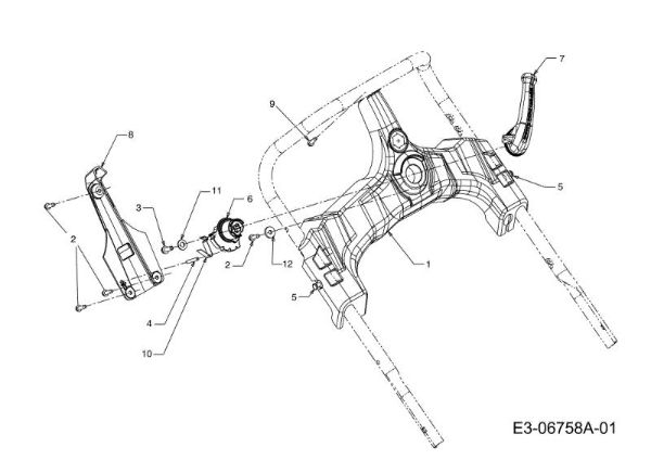 Dashboard G 55 VBX 4-IN-1 Cat. 2012 Lawnmower