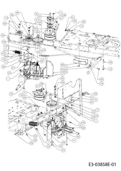 Transmission (1/3) KROSSER 92/13 T Cat.2012 Garden tractor