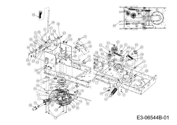 Transmission TORNADO 108/18,5 H Cat.2012 Garden tractor