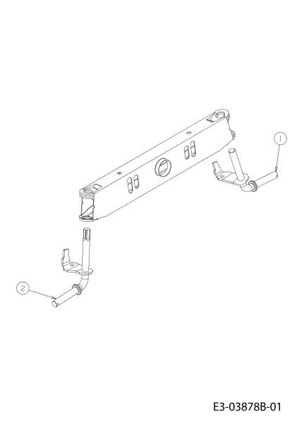 Front axle (2/2) TORNADO 97/13 T Cat.2012 Garden tractor