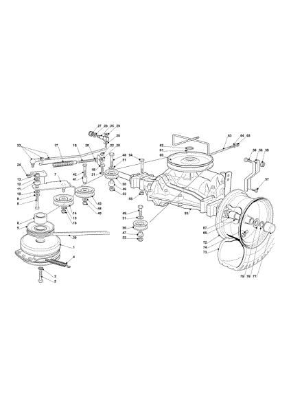 Transmission OM 101C/16K M Cat.2012 Garden tractor