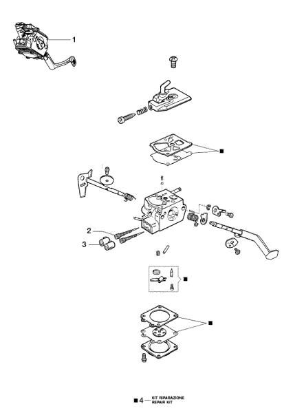 Carburetor BC 240 T (EURO 2) Brushcutter