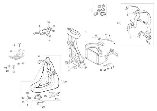 Frame BCF 430 Brushcutter