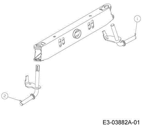 Front axle (2/2) KROSSER 80/12,5 T Cat.2013 Garden tractor