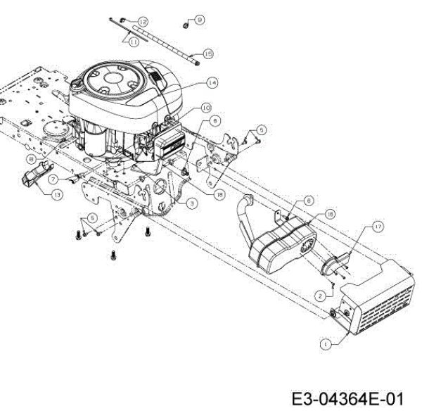 Engine KROSSER 80/12,5 T Cat.2013 Garden tractor