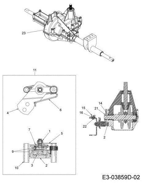 Transmission (3/3) KROSSER 80/12,5 T Cat.2013 Garden tractor