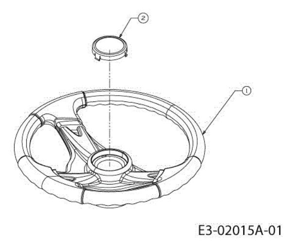 Steering wheel KROSSER 80/12,5 T Cat.2013 Garden tractor