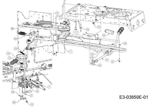 Transmission (2/3) KROSSER 92/13,5 T Cat.2013 Garden tractor