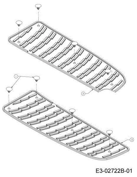 Foot pads TORNADO 97/13 T Cat.2013 Garden tractor