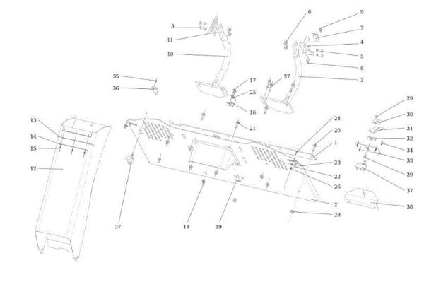 Chute and collector assy OM 124S/22 H Cat.2013 Garden tractor