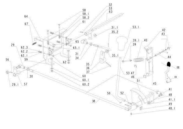 Transmission (2/2) APACHE 92 4x4 EVO Cat.2013 Garden tractor