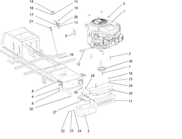 Engine OM 92S/16H Cat.2014 Garden tractor
