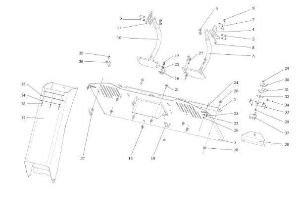Chute and collector assy OM 124S/22 H Cat.2014 Garden tractor
