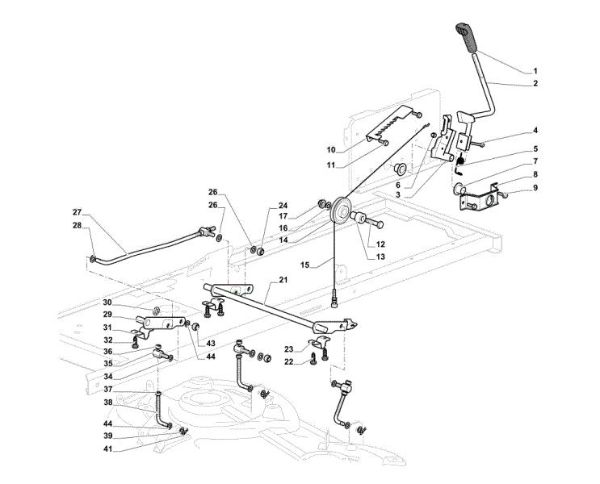 Cutting plate lifting OM 98L/14,5 K H Cat. 2014 Garden tractor