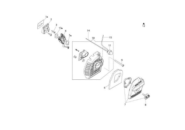 Air filter BC 22 TR (EURO 1) Brushcutter