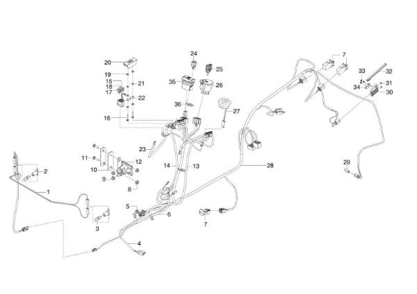 Electrical parts OM 95/16 H Garden tractor