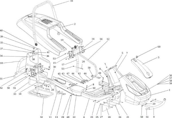 Hood (1/2) APACHE 92 EVO Cat.2015 Garden tractor