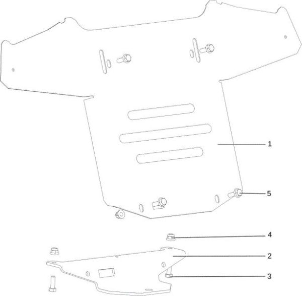 Hood (2/3) OM 107 L/24 KH (K2400AVD V-Twin) Cat. 2015 Garden tractor