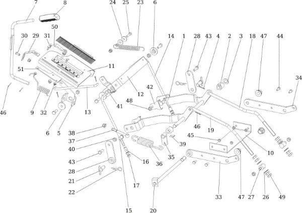 Mowing control OM 124/22 H Cat. 2015 Garden tractor