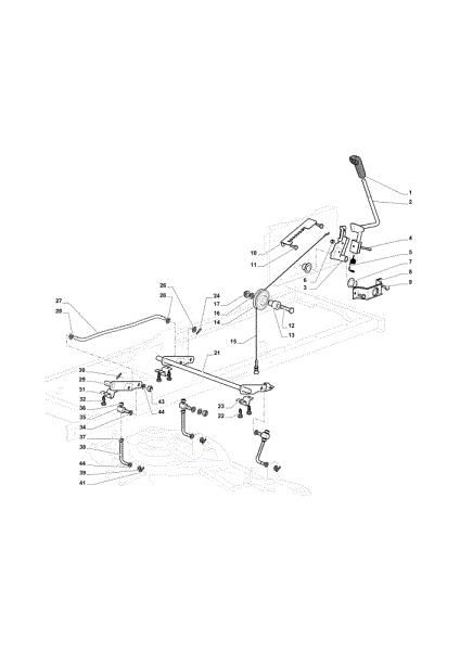 Cutting plate lifting OM 98L/14,5 K H Cat. 2016 Garden tractor