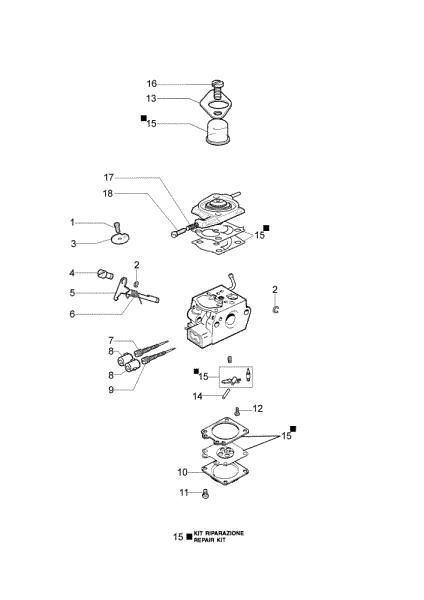 Carburetor WT-866 MTL 51 Euro 2 (CN) Earth auger