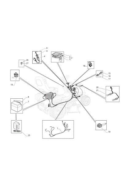 Electrical parts OM 108L/18,5 H Cat. 2017 Garden tractor