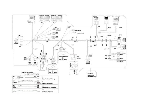 Electric diagram OM 105/24 K H Garden tractor