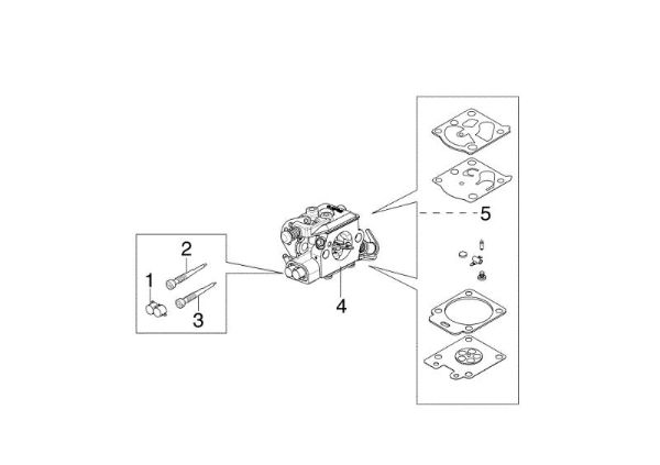 Carburetor WT-780G GS 371 (Euro 2) Chainsaw