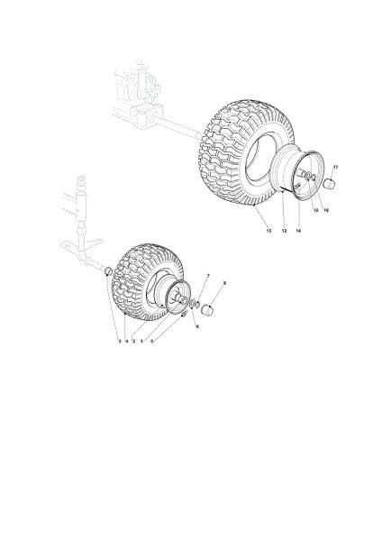 Wheel OM 93/16 K Cat. 2019 Garden tractor