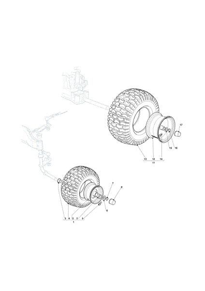Wheel OM 123/22 V Cat. 2019 Garden tractor