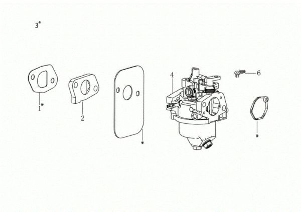 Carburetor G 48 PK COMFORT SD (K 605) EURO 5 Lawnmower