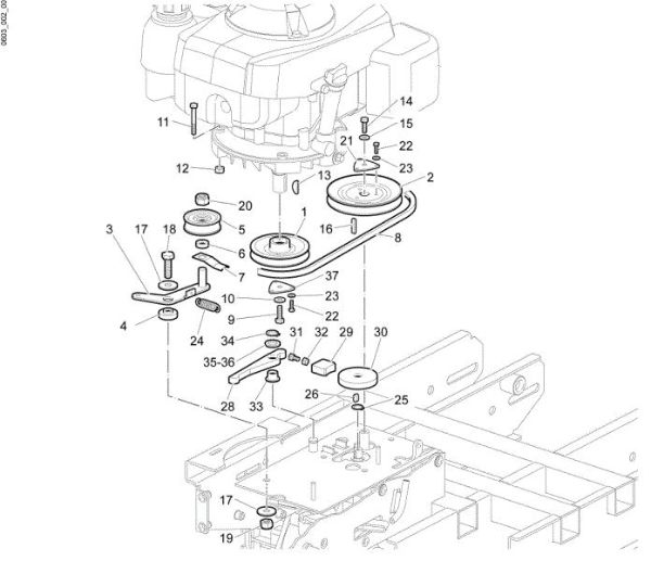 Transmission CR 340 K (K655 HF) Transporter