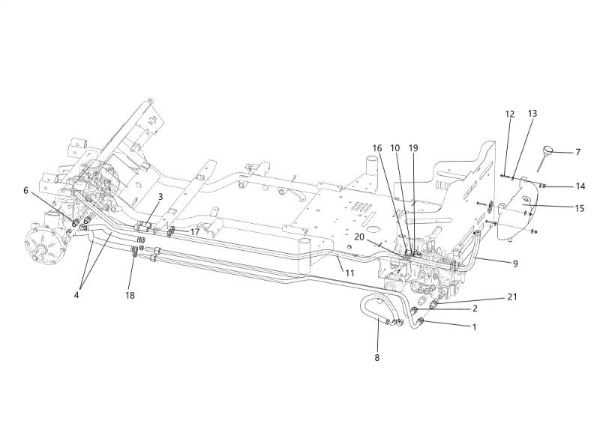 Hydraulic distribution APACHE 92 4x4 EVO Cat.2021 Garden tractor