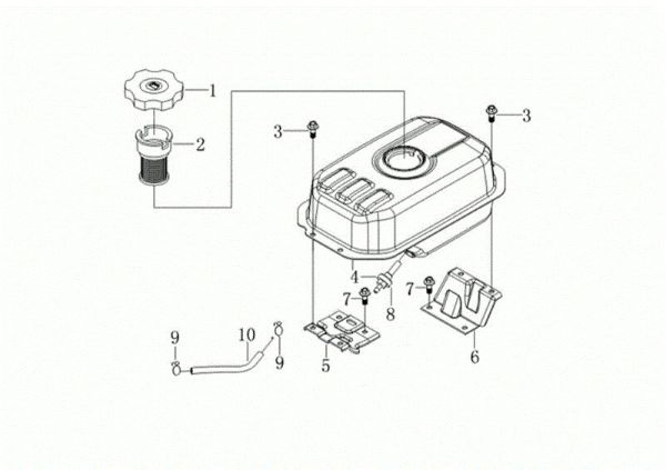 Tank MOTORE K800 H (EURO 5) Engine K800 H (EURO 5)