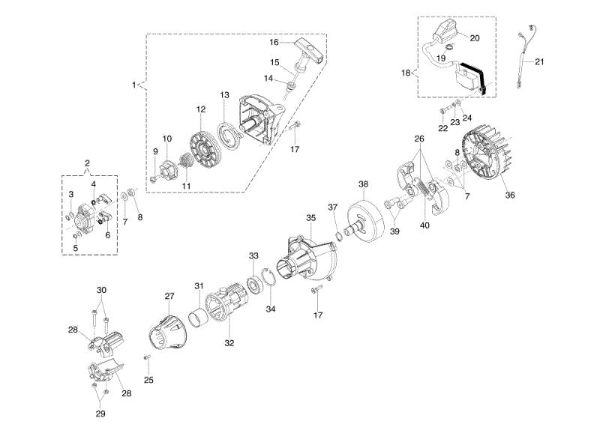 Ignition system SPARTA 441 S 50Y Brushcutter