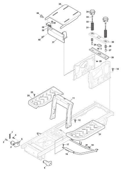 Frame GLX 20-108HS Garden tractor