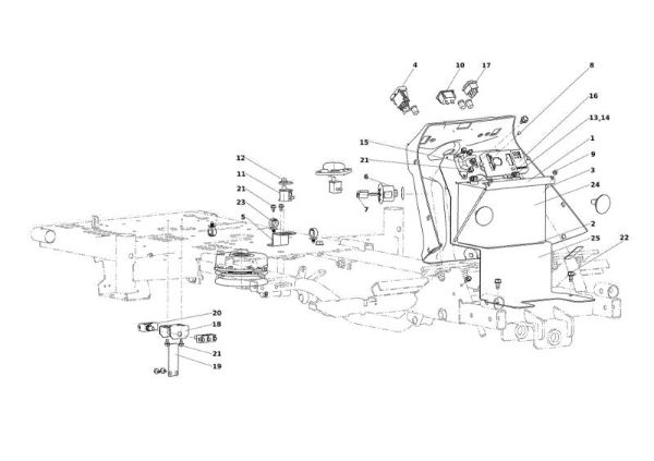 Electrical parts APACHE 92 4x4 EVO Cat.2023 Garden tractor