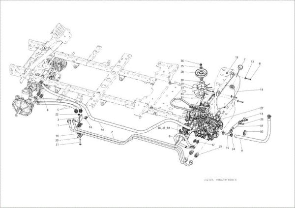 Hydraulic system CHEYENNE 26 (KAWASAKI) Cat. 2023 Garden tractor
