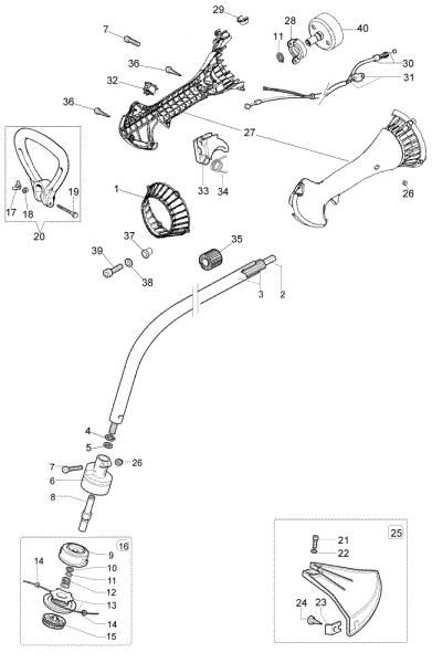 Transmission SPARTA 25 TR Brushcutter