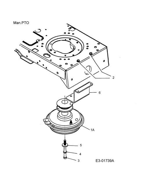 Clutch POLO 107 H Garden tractor