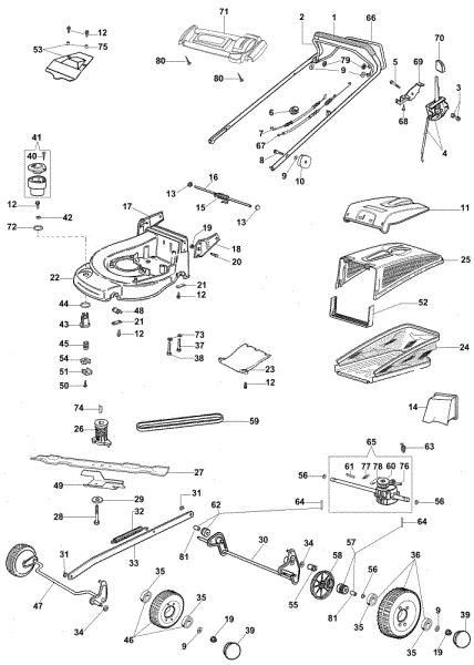 Illustrated parts list (Until May 2007) MAX 48 TH Plus-Cut Lawnmower